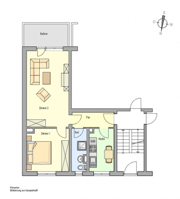 Etagenwohnung in Grabow, 19300 Grabow, Etagenwohnung